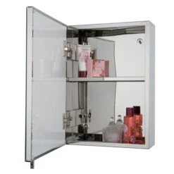 Avon Stainless Steel Single Door Cabinet -Furniture Store 1000098023 alt01