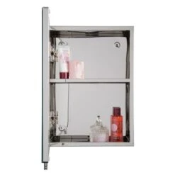 Avon Stainless Steel Single Door Cabinet -Furniture Store 1000098023 alt02