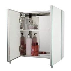 Avon Stainless Steel Double Door Cabinet -Furniture Store 1000098024 alt01