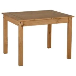 Corona 4 Seater Rectangular Dining Table With 4 Chairs, Pine -Furniture Store 1000110607 alt01