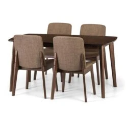 Kensington 4-6 Seater Rectangular Dining Table, Beech Wood -Furniture Store 1000119268 alt05