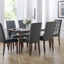 Kensington 4-6 Seater Rectangular Dining Table, Beech Wood -Furniture Store 1000119268 alt06