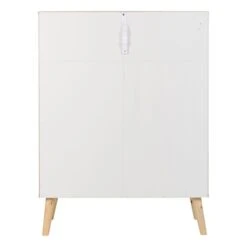 Nordic 5 Drawer Chest, White & Pine -Furniture Store 1000156228 alt05