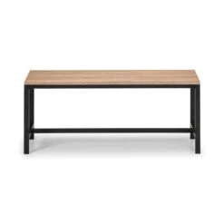 Tribeca 4 Seater Rectangular Dining Table With 2 Benches, Black 10 Tribeca 4 Seater Rectangular Dining Table With 2 Benches, Black -Furniture Store 1000157370 alt04
