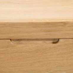 Curve 3 Drawer Chest, Oak -Furniture Store 1000169302 alt02