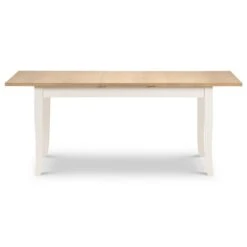 Davenport 4-6 Seater Rectangular Extendable Dining Table, Off White -Furniture Store 1000169314 alt02