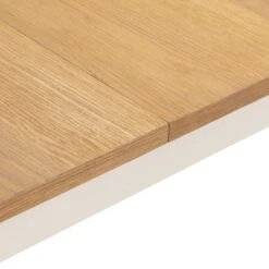 Davenport 4-6 Seater Rectangular Extendable Dining Table, Off White -Furniture Store 1000169314 alt04