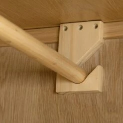 Cotswold Double 1 Drawer Wardrobe, Oak -Furniture Store 1000169818 alt03