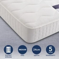 Silentnight Medium To Firm 1000 Pocket Mattress -Furniture Store 30283290