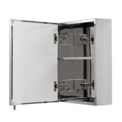 Avon Stainless Steel Single Door Cabinet -Furniture Store 30300613 alt04
