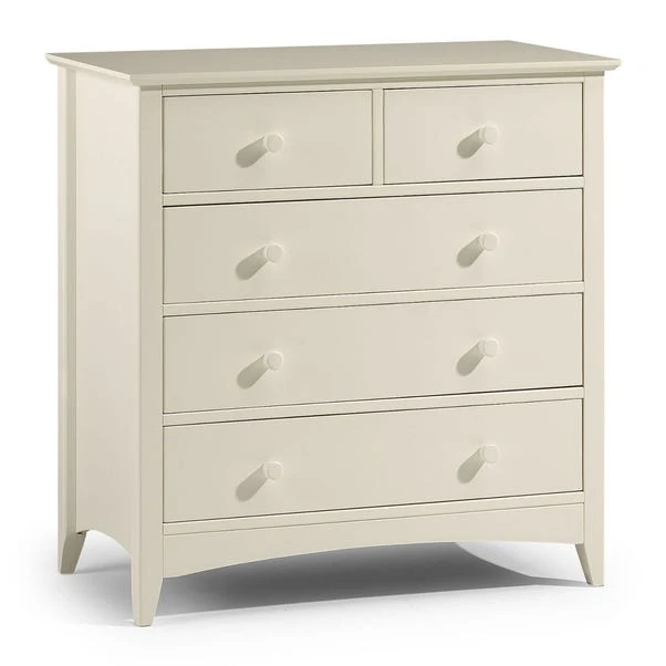 Cameo 5 Drawer Chest, Stone 2 Cameo 5 Drawer Chest, Stone - Image 2