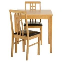 Vienna 2 Seater Square Dining Table With 2 Chairs -Furniture Store 30359258 alt02