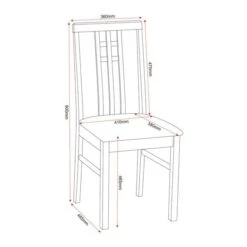 Vienna 2 Seater Square Dining Table With 2 Chairs -Furniture Store 30359258 alt09