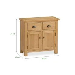 Sherbourne Small Sideboard, Oak -Furniture Store 30459913 alt09