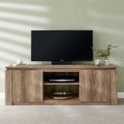 Canyon TV Unit, Oak For TVs Up To 65"