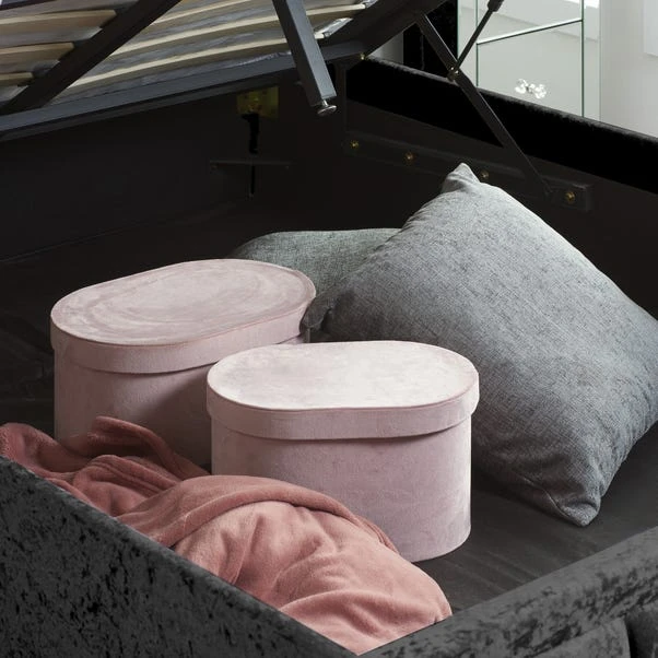 Hannover Crushed Velvet Ottoman Bed Frame 4 Hannover Crushed Velvet Ottoman Bed Frame - Image 4