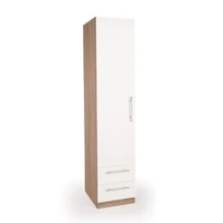 Harmony Hyde Single 2 Drawer Wardrobe, White