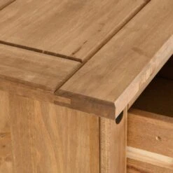 Corona Tall 5 Drawer Chest, Pine -Furniture Store 30617576 alt05