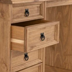 Corona 3 Drawer Dressing Table, Pine -Furniture Store 30617668 alt06