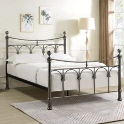 Gamma Nickel Bed Frame 22 Gamma Nickel Bed Frame -Furniture Store 30618602 alt01