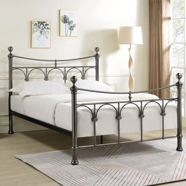 Gamma Nickel Bed Frame 9 Gamma Nickel Bed Frame - Image 9