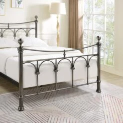 Gamma Nickel Bed Frame 17 Gamma Nickel Bed Frame -Furniture Store 30618606 alt03