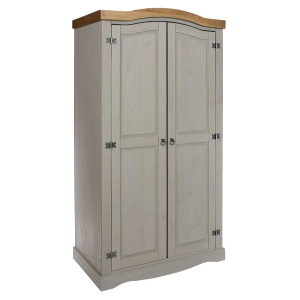 Corona Double Wardrobe, Pine 1 Corona Double Wardrobe, Pine