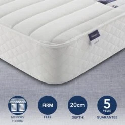 Silentnight Firm Miracoil Memory Mattress -Furniture Store 30636116