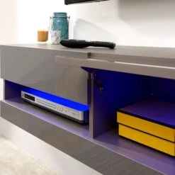 Galicia LED Floating Wall TV Unit For TVs Up To 55" -Furniture Store 30662620 alt01