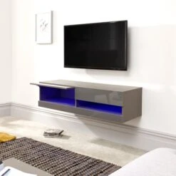 Galicia LED Floating Wall TV Unit For TVs Up To 55" -Furniture Store 30662620 alt04