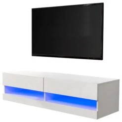 Galicia LED Floating Wall TV Unit For TVs Up To 55" -Furniture Store 30662651 alt03