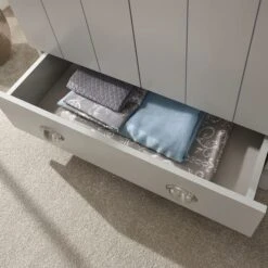 Kendal Double 1 Drawer Wardrobe, Grey -Furniture Store 30662661 alt08
