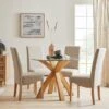 Ethan Set Of 2 Dining Chairs, Boucle