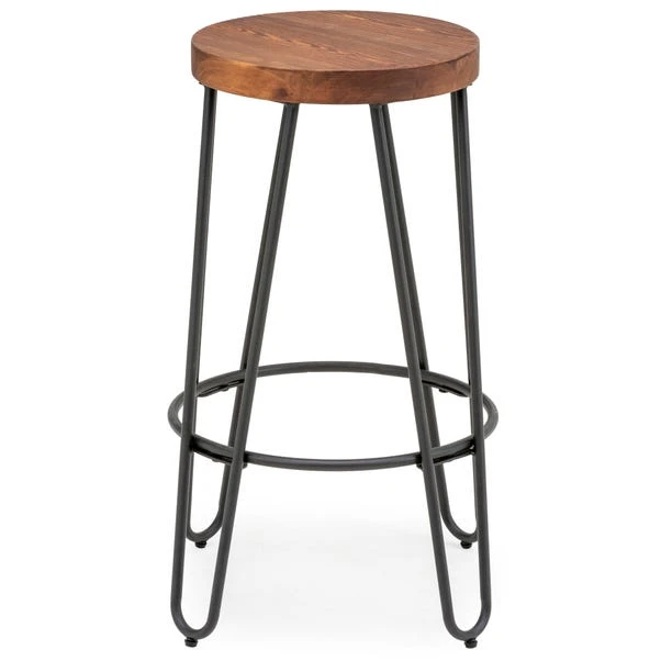 Torino Counter Height Bar Stool, Black Metal 1 Torino Counter Height Bar Stool, Black Metal