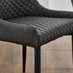 Set Of 2 Montreal Dining Chairs, Faux Leather -Furniture Store 30685291 alt02