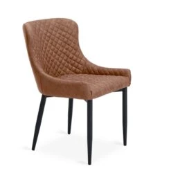 Set Of 2 Montreal Dining Chairs, Faux Leather -Furniture Store 30685292 alt02