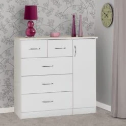 Nevada Small Single 5 Drawer Wardrobe 27 Nevada Small Single 5 Drawer Wardrobe -Furniture Store 30694088
