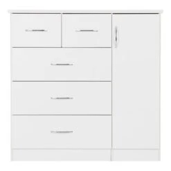 Nevada Small Single 5 Drawer Wardrobe 29 Nevada Small Single 5 Drawer Wardrobe -Furniture Store 30694088 alt02