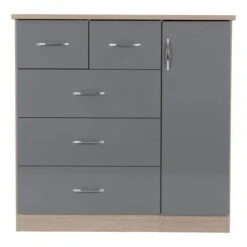 Nevada Small Single 5 Drawer Wardrobe 20 Nevada Small Single 5 Drawer Wardrobe -Furniture Store 30694090 alt02