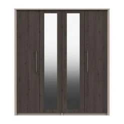 Dolan 4 Door Wardrobe, Mirrored