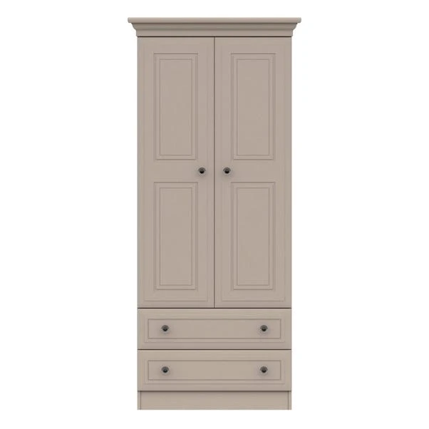 Portia Double 2 Drawer Wardrobe 1 Portia Double 2 Drawer Wardrobe