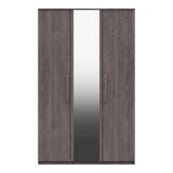 Parker Triple Wardrobe, Mirrored