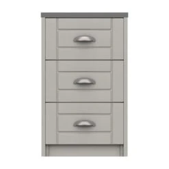 Darwin 3 Drawer Bedside Table