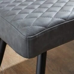 Montreal 2 Seater Dining Bench, Faux Leather, 135cm -Furniture Store 30711385 alt02