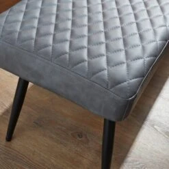 Montreal 2 Seater Dining Bench, Faux Leather, 135cm -Furniture Store 30711385 alt03