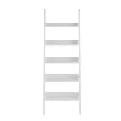 Lynton Ladder Bookcase, White -Furniture Store 30712295 alt02