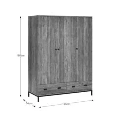 Fulton Triple Wardrobe -Furniture Store 30712488 alt09
