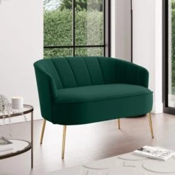 Matilda Velvet Two Seater Sofa