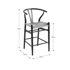 Lara Bar Stool, Beech Wood -Furniture Store 30720375 alt09