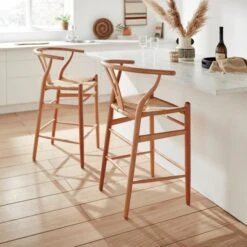 Lara Bar Stool, Beech Wood -Furniture Store 30720377